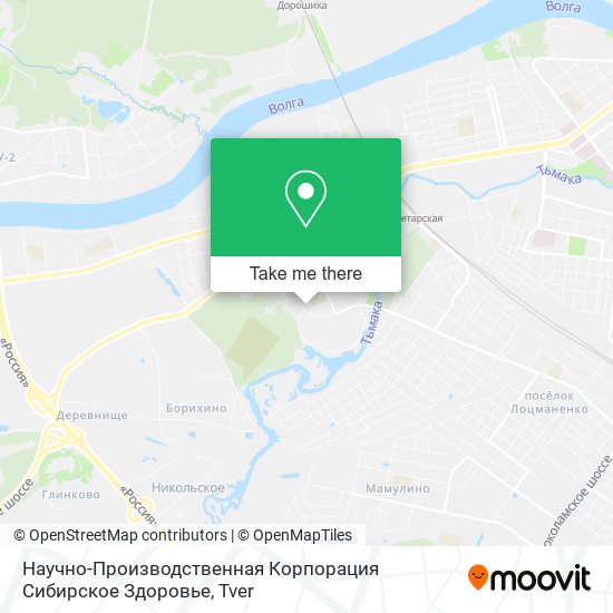 Научно-Производственная Корпорация Сибирское Здоровье map