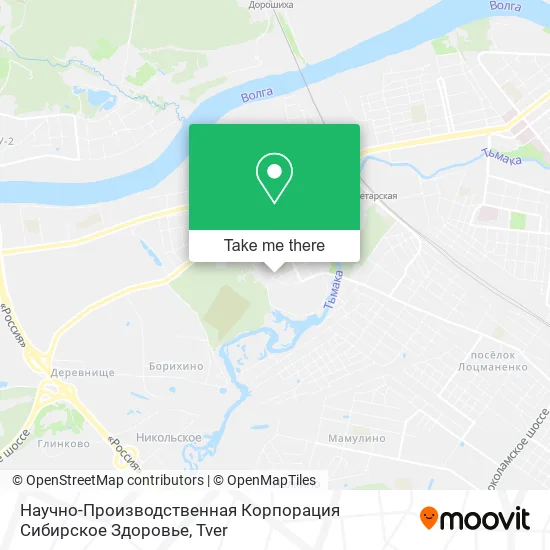 Научно-Производственная Корпорация Сибирское Здоровье map
