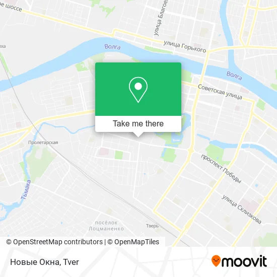 Новые Окна map