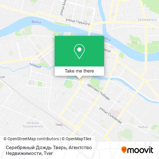 Серебряный Дождь Тверь, Агентство Недвижимости map