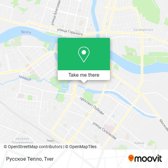 Русское Тепло map