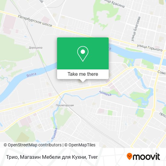 Трио, Магазин Мебели для Кухни map