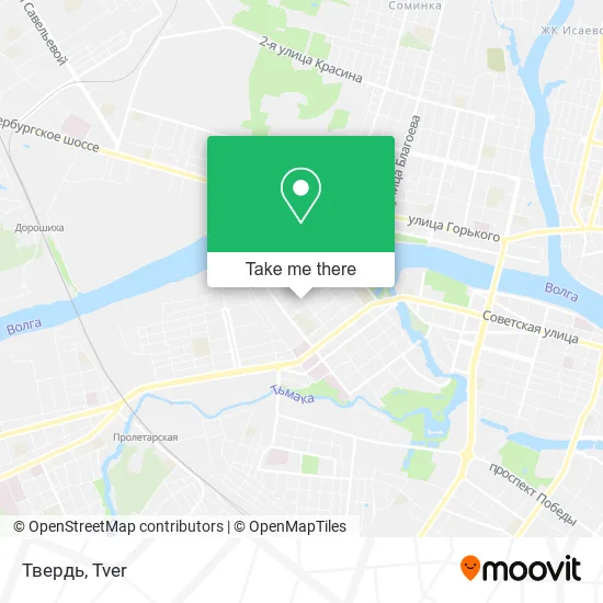 Твердь map