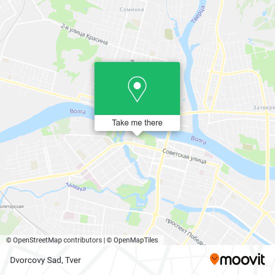 Dvorcovy Sad map