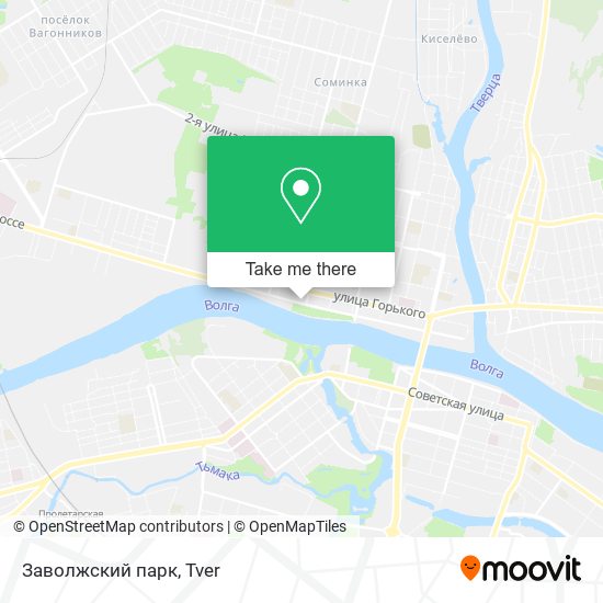 Заволжский парк map
