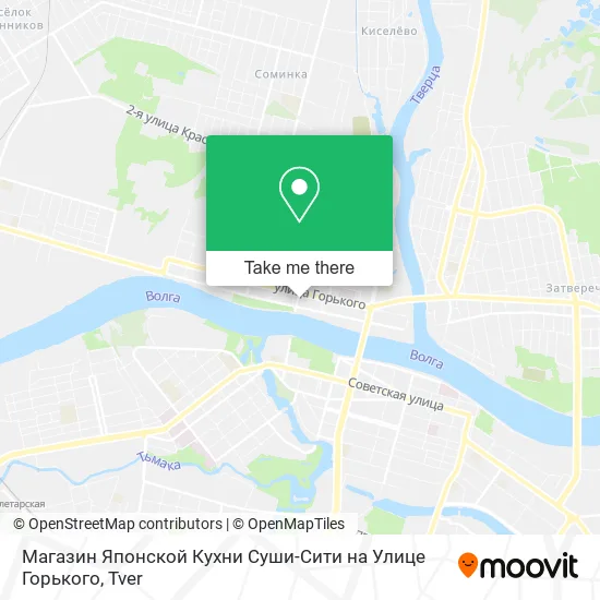 Магазин Японской Кухни Суши-Сити на Улице Горького map