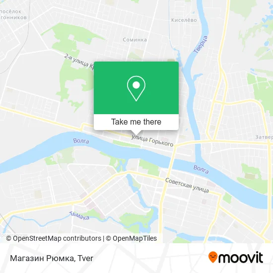 Магазин Рюмка map