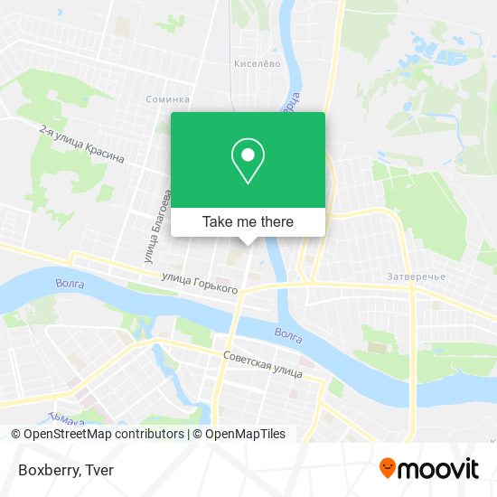 Boxberry map