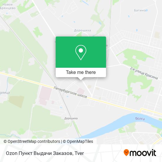 Ozon Пункт Выдачи Заказов map