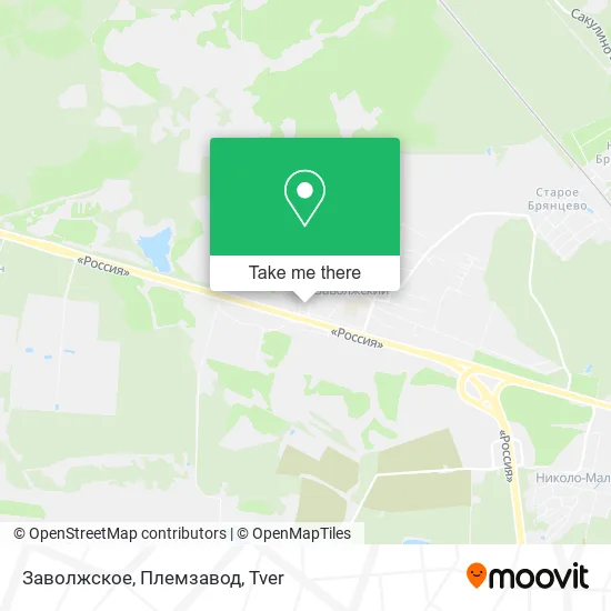 Заволжское, Племзавод map