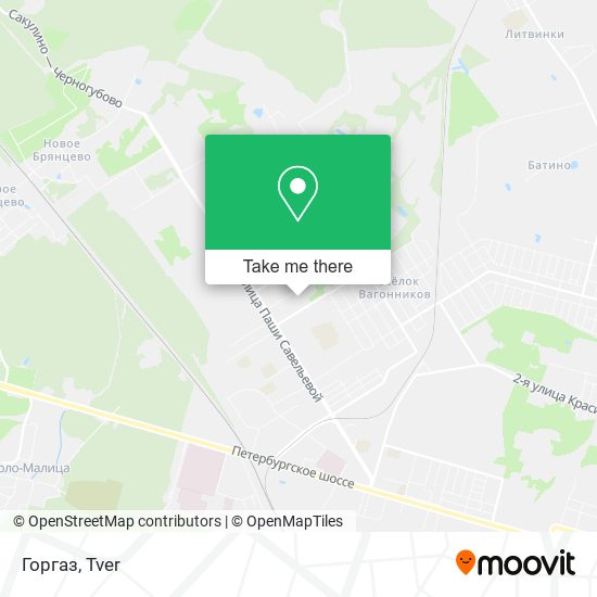 Горгаз map