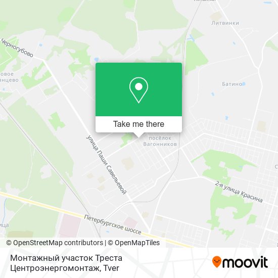 Монтажный участок Треста Центроэнергомонтаж map