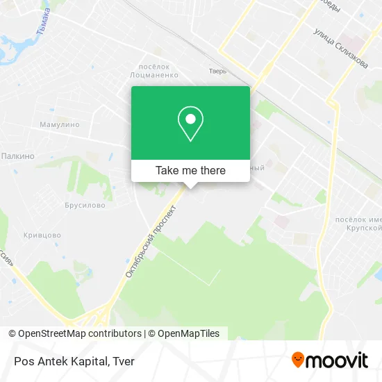 Pos Antek Kapital map