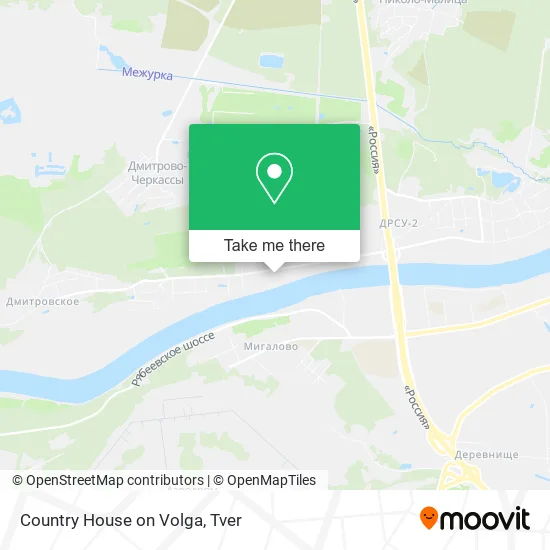 Country House on Volga map