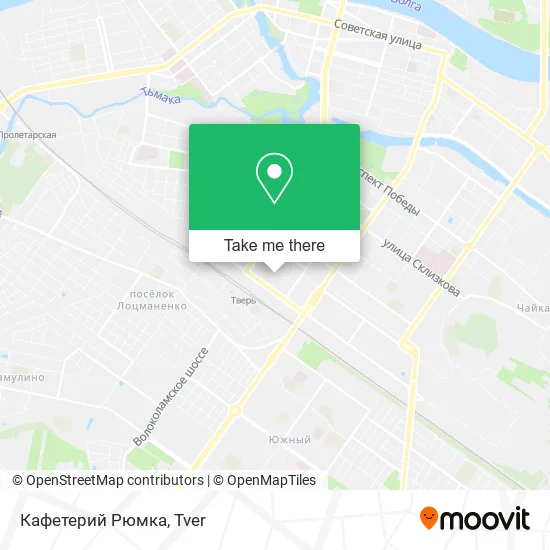 Кафетерий Рюмка map