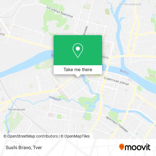 Sushi Bravo map