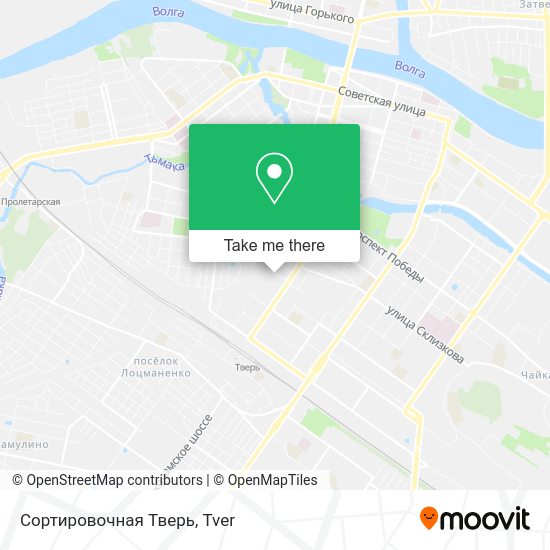 Сортировочная Тверь map