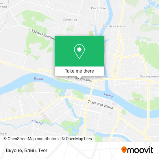 Вкусно, Блин map