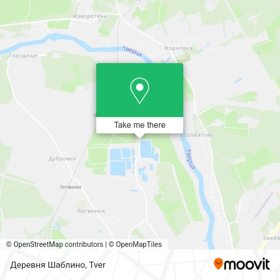 Деревня Шаблино map