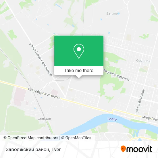 Заволжский район map