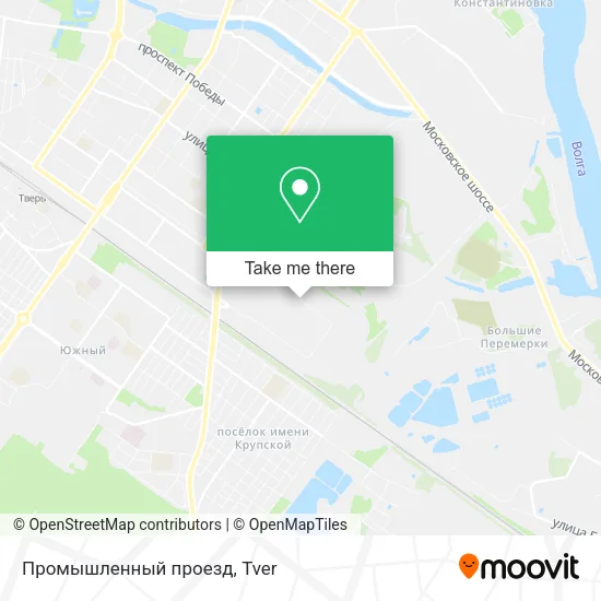 Промышленный проезд map