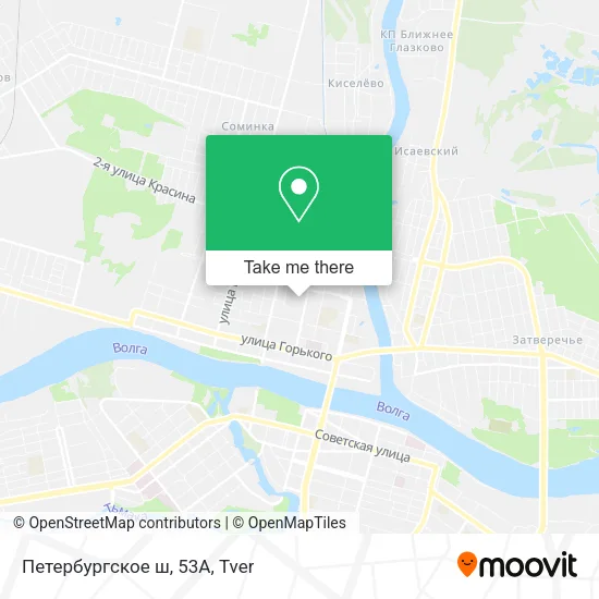 Петербургское ш, 53А map