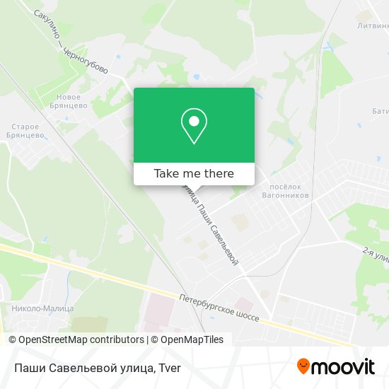 Паши Савельевой улица map