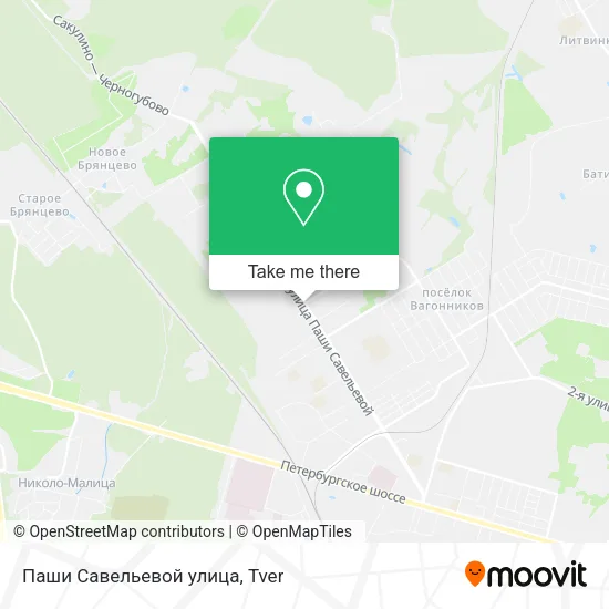 Паши Савельевой улица map