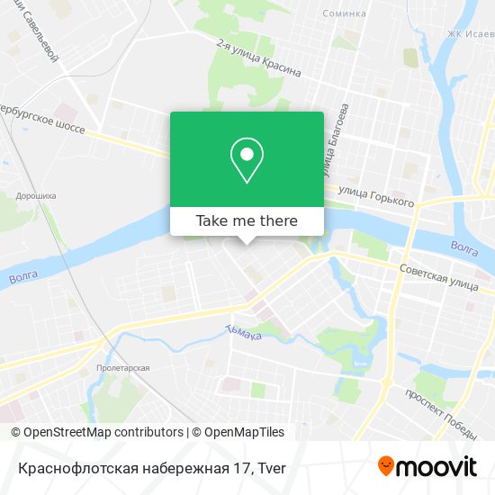 Краснофлотская набережная 17 map