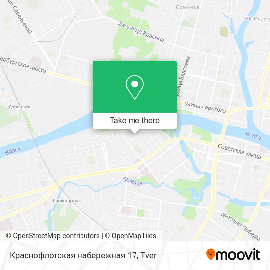 Краснофлотская набережная 17 map