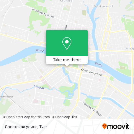Советская улица map