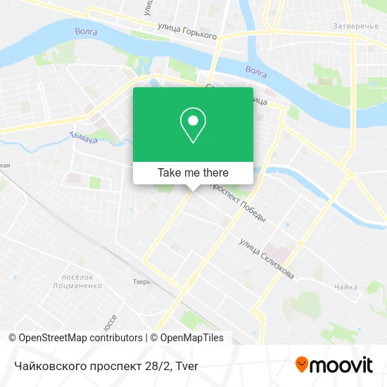 Чайковского проспект 28/2 map