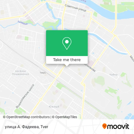 улица A. Фадеева map
