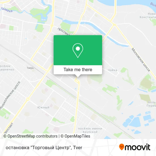 остановка "Торговый Центр" map