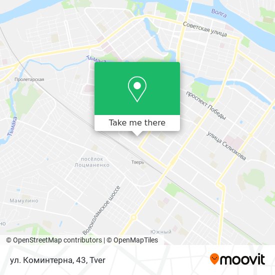 ул. Коминтерна, 43 map