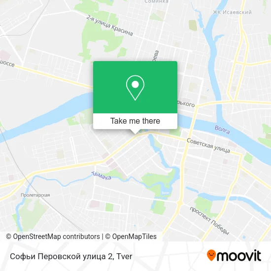Софьи Перовской улица 2 map