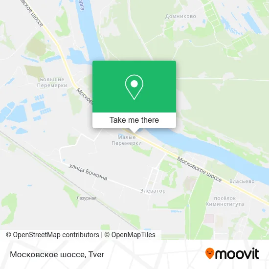 Московское шоссе map