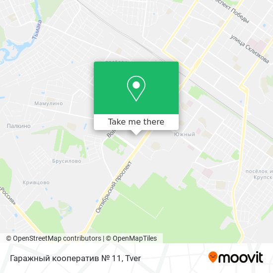 Гаражный кооператив № 11 map