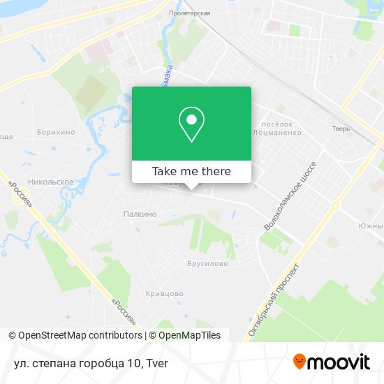 ул. степана горобца 10 map