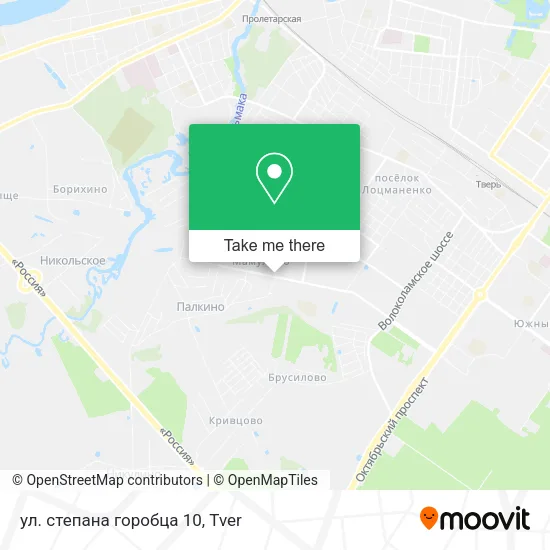ул. степана горобца 10 map