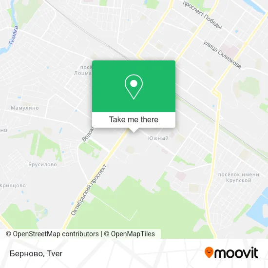 Берново map