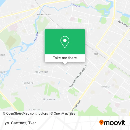 ул. Светлая map