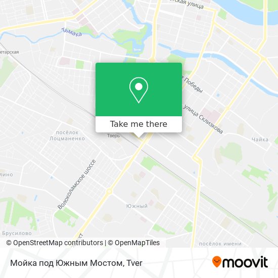 Мойка под Южным Мостом map