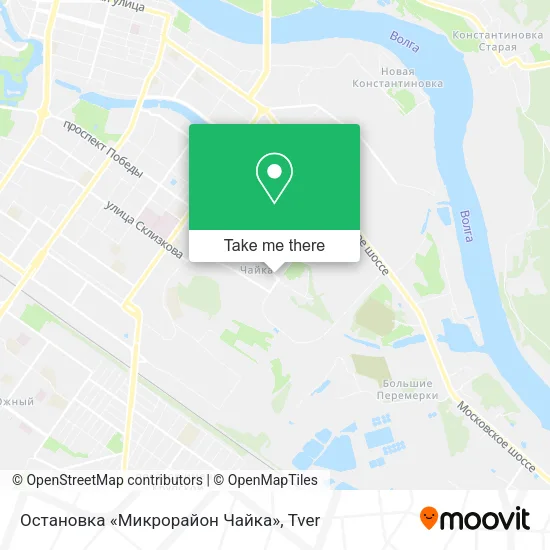 Остановка «Микрорайон Чайка» map