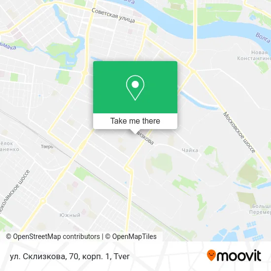 ул. Склизкова, 70, корп. 1 map