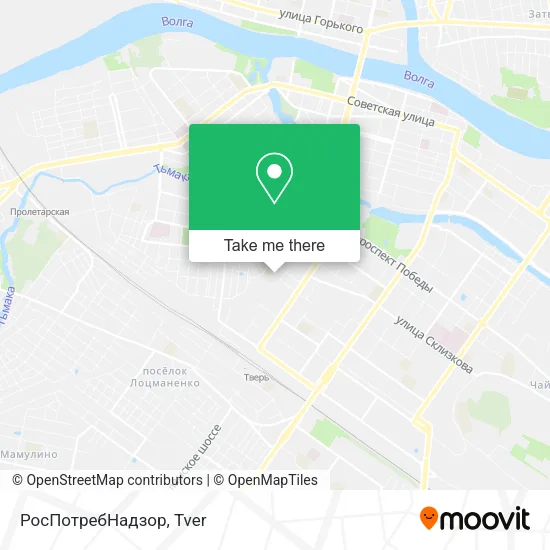 РосПотребНадзор map