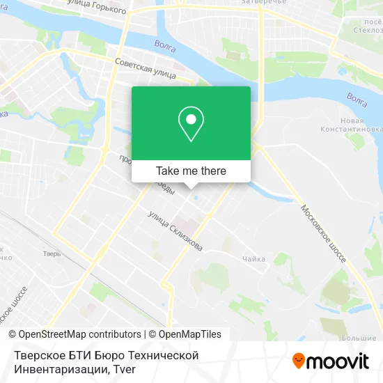 Тверское БТИ Бюро Технической Инвентаризации map