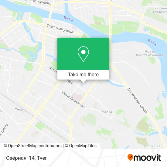 Озёрная, 14 map