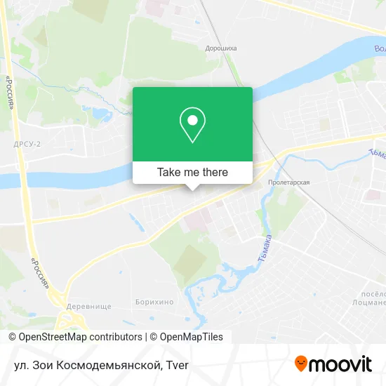 ул. Зои Космодемьянской map