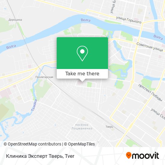 Клиника Эксперт Тверь map